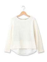 タンクトップ+ケーブルニットソーセット/ネイビー(093)