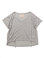 テンセルカシミヤワイドTシャツ/グレー