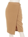ベルテッドスリットスカート/CAMEL