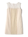 MIXED SHIFT DRESS/ホワイト(030)