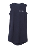 WAFFLE TANK TOP DRESS/ライトブルー