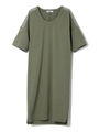 WOVEN MIX DRESS/オリーブ