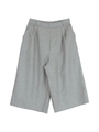 ウール混ワイドパンツ/ライトグレー