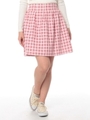 タックギンガムスカート/Red