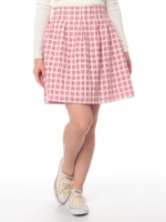タックギンガムスカート/Red