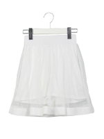 ドットチュールミニスカート/ブラック