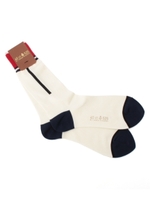 パネルラインソックス/ダークブラウン(543)