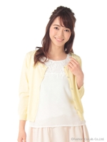 フラワーフリルアンサンブル/ピンク