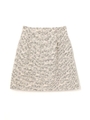 POPPY JACGUARD SKIRT/ベージュ(040)