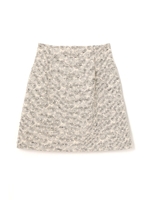 POPPY JACGUARD SKIRT/ベージュ(040)