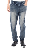 【AZUL by moussy】スキニードビーデニムパンツSW濃色/Stone Wash