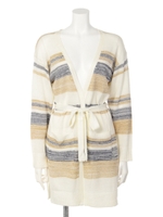 ニットトッパーガウン/ブラック