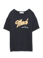 パッチワークロゴＴシャツ/BLK