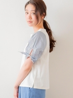 パフスリーブカットソー/オフ