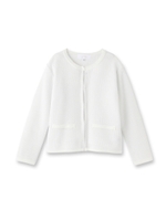 ラメニットカーディガン/ネイビー(093)