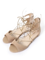 レースアップサンダル/カーキグリーン