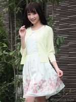 ロマンティックローズストライプフリルOP 2/ミント