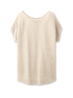 [S]麻混シアーニットプルオーバー/ネイビー(493)