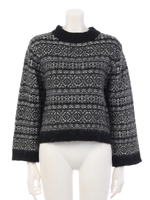 【Auntie Rosa】起毛ジャガードセットアップTP/BLK