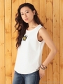 【EVERLASTコラボ】CROWN PRINT TANK/NVY