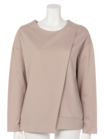 アシメポンチトップス/カーキ