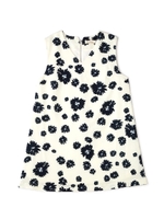 デイジー柄Ａラインワンピース/ネイビー(121)