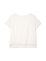 ハシゴレースフリンジプルオーバー/ベージュ(041)