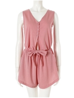 ルームウェアコンビネゾン/グレー