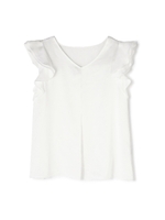 ワッシャーフリルブラウス/オレンジ(150)