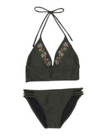 Lily embroideryスイムウェア/ブラック