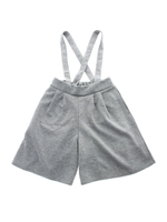 【WEB限定SALE 9/16 18:00?9/26 10:00】【KIDS】TCポンチサスペンダー付きガウチョパンツ/T.GRY