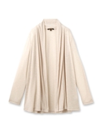 ガウン風ニットカーディガン/ライトパープル(081)