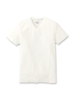 フライスVネックTシャツ/ホワイト(002)