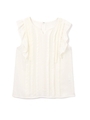 LAYERED FRILL BLOUSE/ホワイト(030)