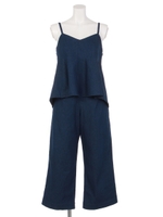 【AUNT MARIE'S】デニムキャミセットアップ/LBLU