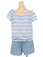 【earth music & ecology】マリーンボーダー/ブルー