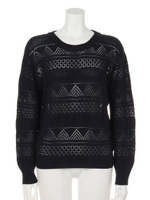 透かし編みPO/杢GRY