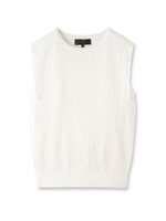 [L]コットンノースリーブニットソー/ナチュラル(050)