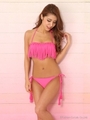bind fringe バンドゥカップビキニ/PNK