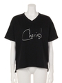 【chille anap】CherishロゴゆるTシャツ/BK
