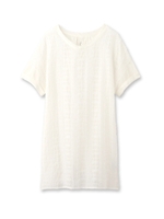 カットジャカードクロスシャツ/ホワイト(002)