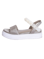 パールフラットサンダル/ピンク