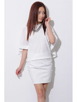 切替シフォンTOP/WHITE
