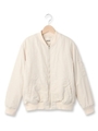 中綿入りMA-1ブルゾン/アイボリー(004)