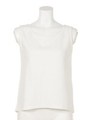 CL BACKオープンカットTOP/WHT