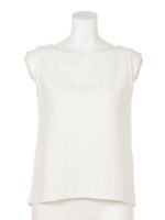 CL BACKオープンカットTOP/WHT