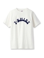 DUBBLEWORKS フロッキーロゴTシャツ/ネイビー(093)