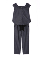 SHIRTS SET ROMPERS/ネイビー(120)