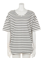 TRポンチVネックトップス/ベージュ