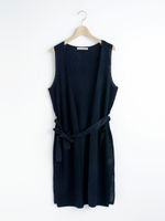 【relaxing line】ベルト付ジレ/オフ